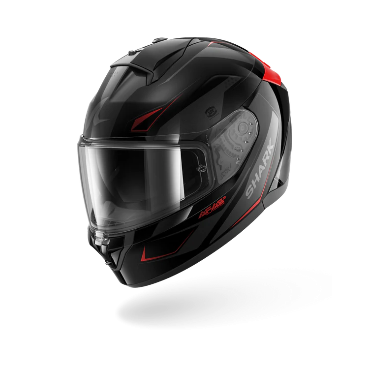CASCO INTEGRALE RIDILL 2 MEKARIUM BLACK ANTHRACITE RED | SHARK