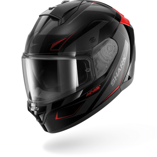 CASCO INTEGRALE RIDILL 2 MEKARIUM BLACK ANTHRACITE RED | SHARK