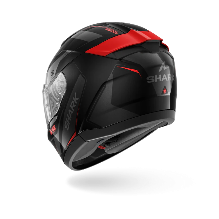 CASCO INTEGRALE RIDILL 2 MEKARIUM BLACK ANTHRACITE RED | SHARK