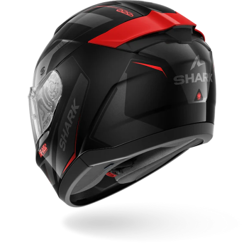 CASCO INTEGRALE RIDILL 2 MEKARIUM BLACK ANTHRACITE RED | SHARK