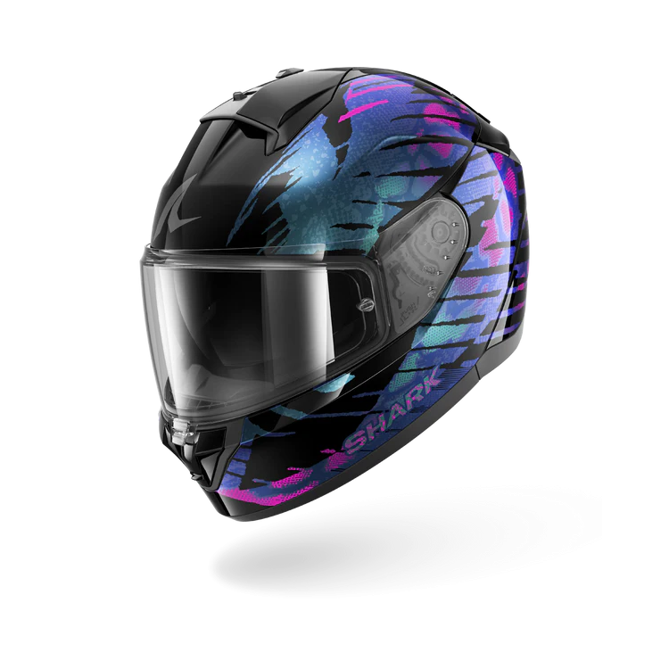 CASCO INTEGRALE RIDILL 2 REPTAIA BLACK VIOLET GLITTER | SHARK