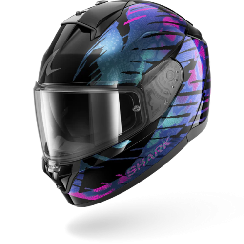 CASCO INTEGRALE RIDILL 2 REPTAIA BLACK VIOLET GLITTER | SHARK