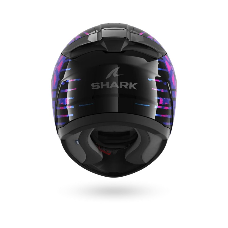 CASCO INTEGRALE RIDILL 2 REPTAIA BLACK VIOLET GLITTER | SHARK