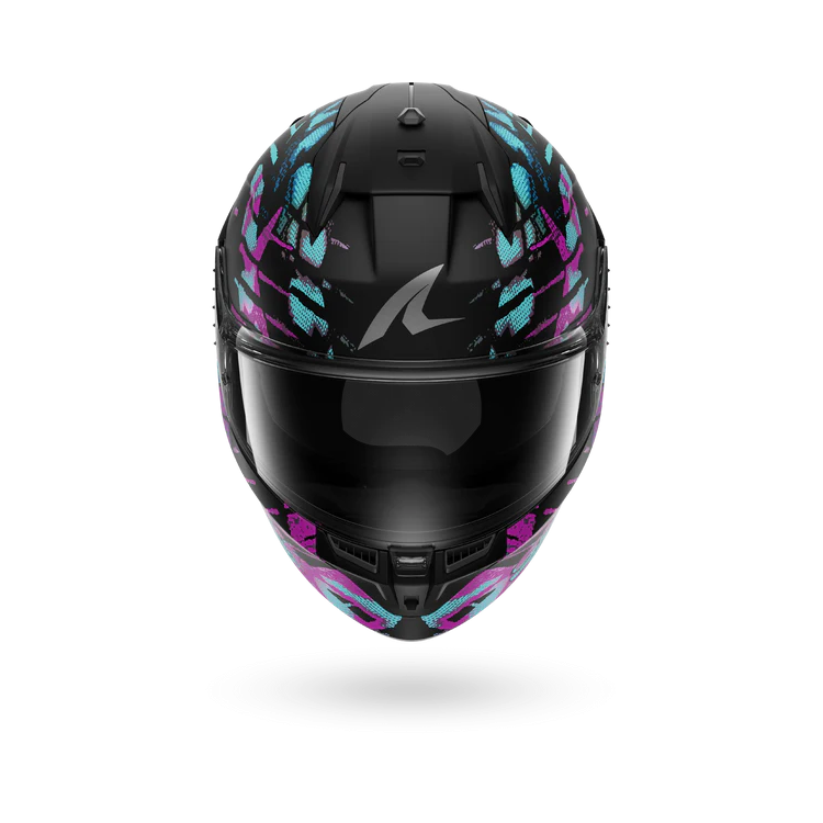 CASCO INTEGRALE D-SKWAL 3 REPTAIA MAT BLACK CAMELEON BLACK | SHARK