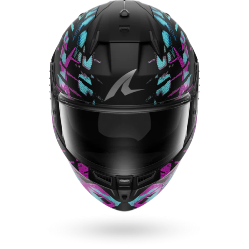 CASCO INTEGRALE D-SKWAL 3 REPTAIA MAT BLACK CAMELEON BLACK | SHARK