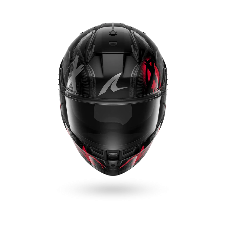 CASCO INTEGRALE D-SKWAL 3 SHIEVER BLACK ANTHRACITE RED | SHARK