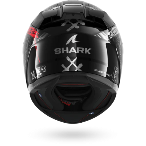 CASCO INTEGRALE D-SKWAL 3 SHIEVER BLACK ANTHRACITE RED | SHARK