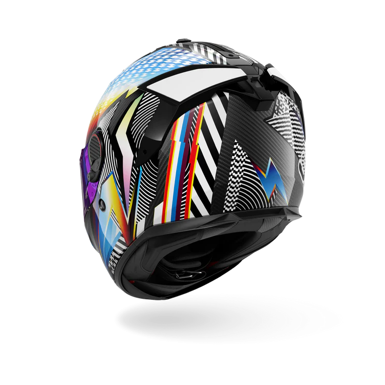 CASCO INTEGRALE SPARTAN GT PRO CARBON STHYR CARBON WHITE CHROM | SHARK