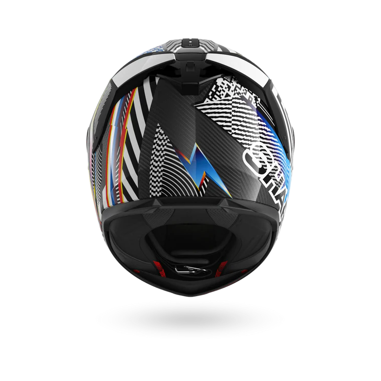 CASCO INTEGRALE SPARTAN GT PRO CARBON STHYR CARBON WHITE CHROM | SHARK