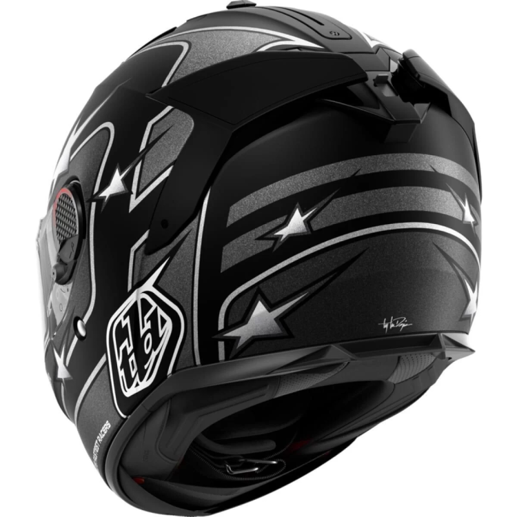 CASCO INTEGRALE SPARTAN GT PRO FLAGSTAFF MAT BLACK ANTHRACITE SILVER | SHARK
