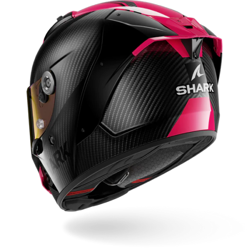 CASCO INTEGRALE AERON CARBON SKIN CARBON VIOLET BLUE | SHARK