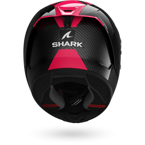 CASCO INTEGRALE AERON CARBON SKIN CARBON VIOLET BLUE | SHARK