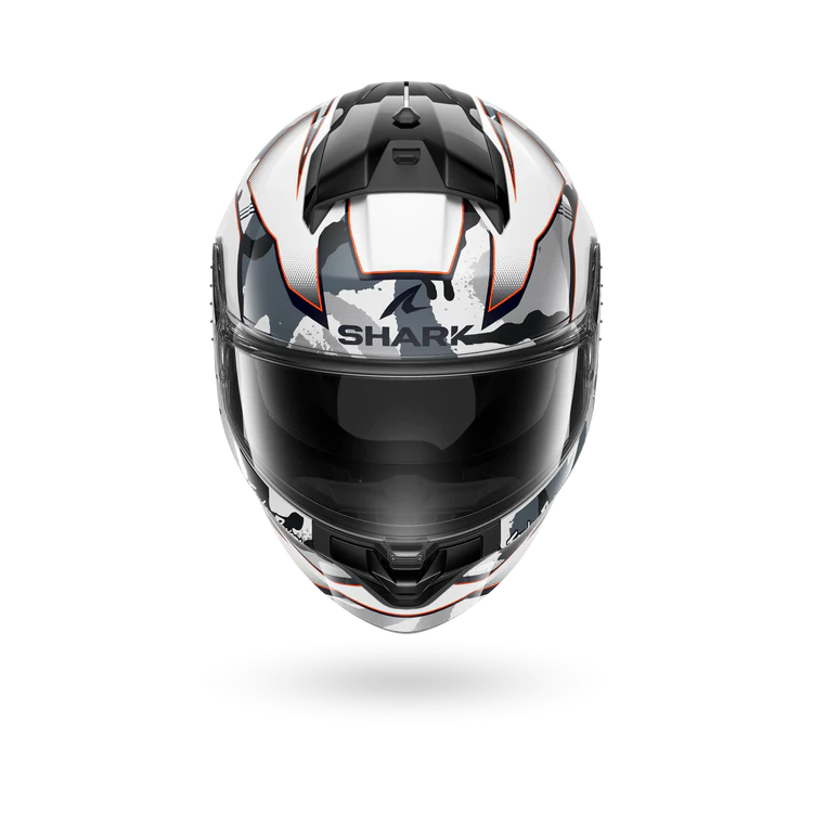CASCO INTEGRALE RIDILL 2 MATTERIX CAMO WHITE SILVER RED | SHARK