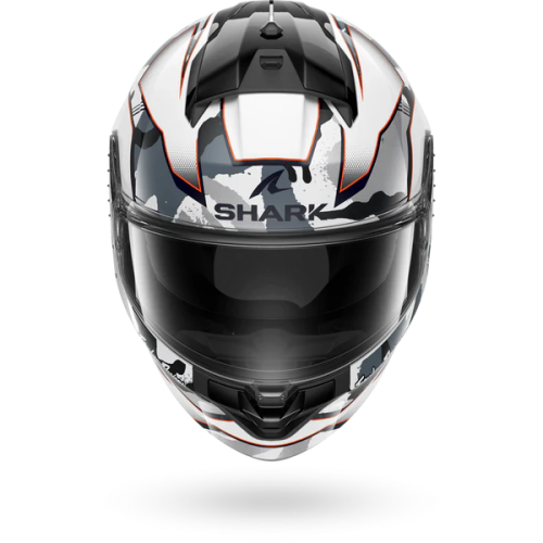 CASCO INTEGRALE RIDILL 2 MATTERIX CAMO WHITE SILVER RED | SHARK