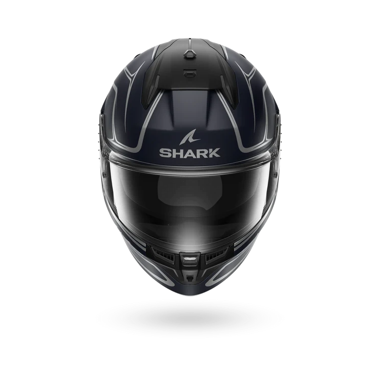 CASCO INTEGRALE D-SKWAL 3 DRONE MAT BLUE SILVER BLUE | SHARK