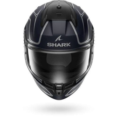 CASCO INTEGRALE D-SKWAL 3 DRONE MAT BLUE SILVER BLUE | SHARK