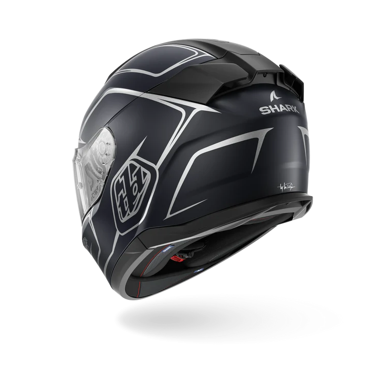 CASCO INTEGRALE D-SKWAL 3 DRONE MAT BLUE SILVER BLUE | SHARK