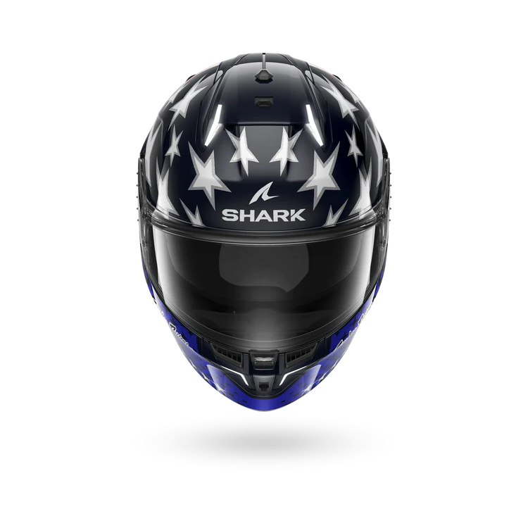 CASCO INTEGRALE SKWAL I3 US FLAG BLACK ANTHRACITE ANTHRACITE | SHARK