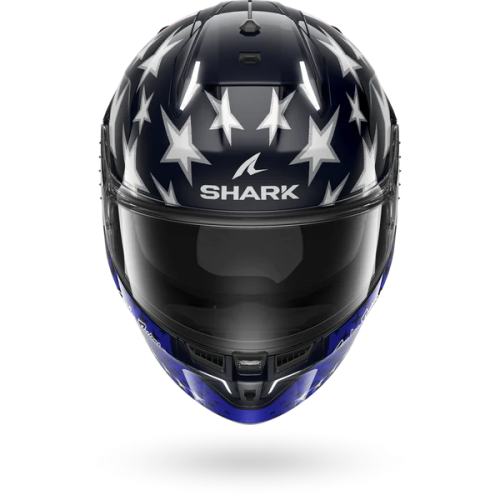 CASCO INTEGRALE SKWAL I3 US FLAG BLACK ANTHRACITE ANTHRACITE | SHARK
