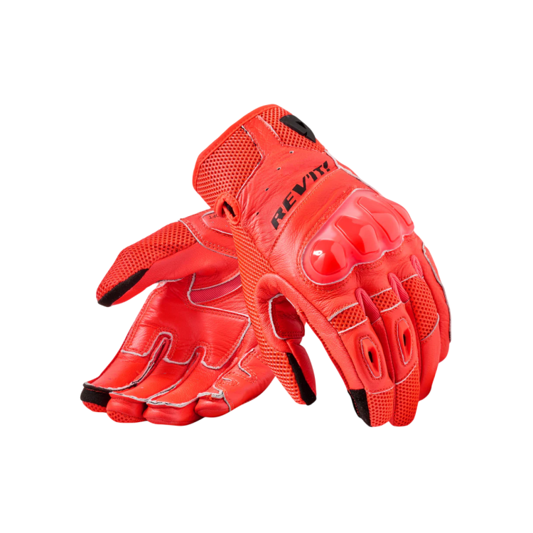GUANTI RITMO ROSSO FLUO NERO | REV'IT