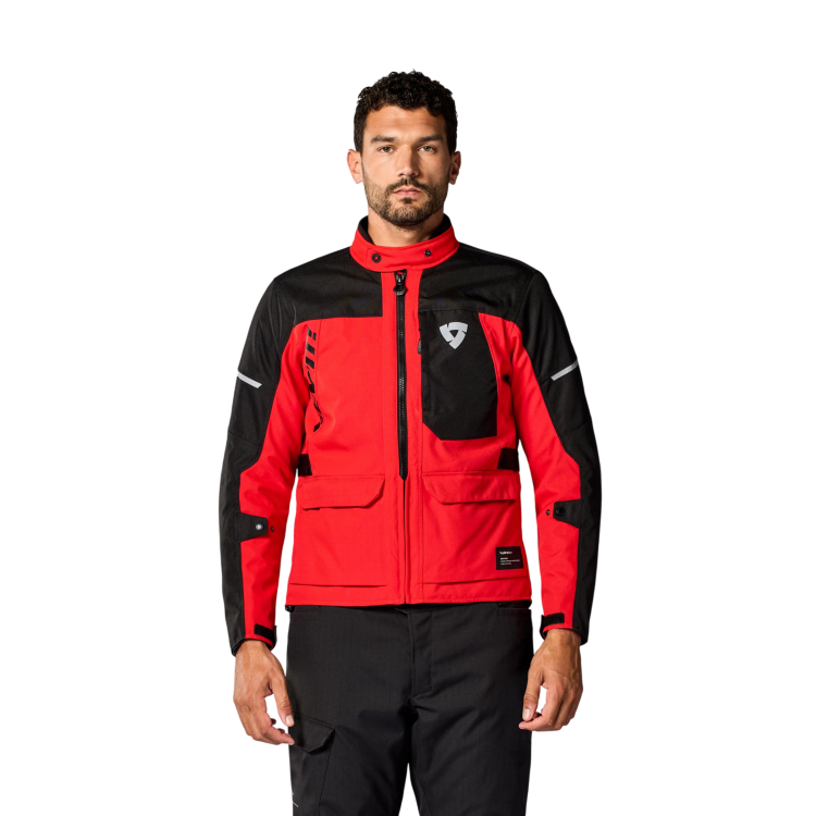 GIACCHE CONVERGENT H2O ROSSO NERO | REV'IT