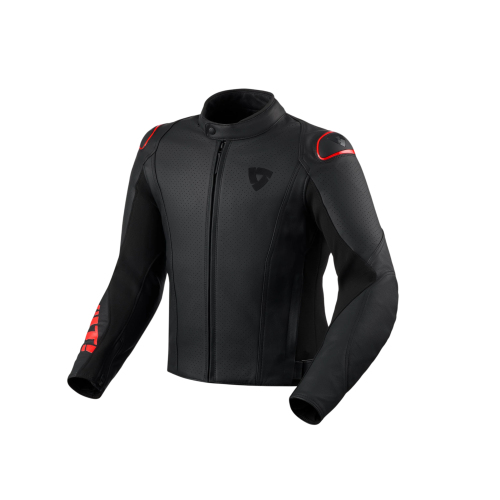 GIACCHE QUADRATIC NERO NEON ROSSO | REV'IT