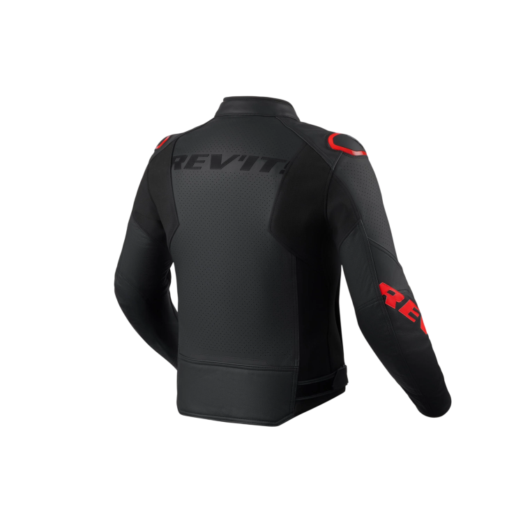 GIACCHE QUADRATIC NERO NEON ROSSO | REV'IT