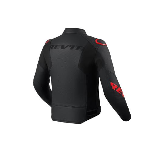 GIACCHE QUADRATIC NERO NEON ROSSO | REV'IT
