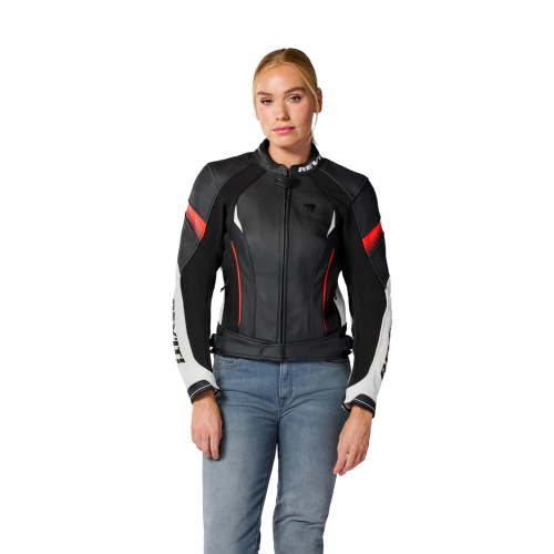 GIACCHE XENA 4 LADIES BIANCO NEON ROSSO | REV'IT