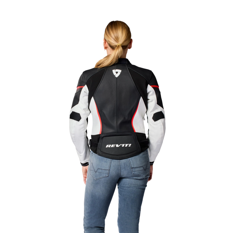 GIACCHE XENA 4 LADIES BIANCO NEON ROSSO | REV'IT