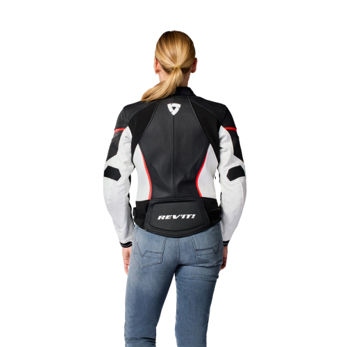 GIACCHE XENA 4 LADIES BIANCO NEON ROSSO | REV'IT