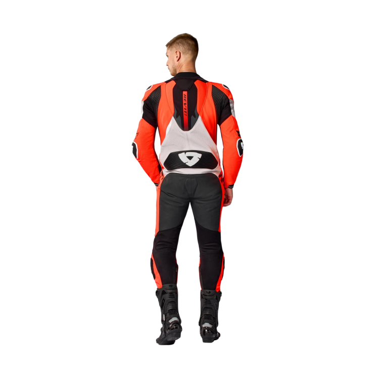 TUTE HYPERSPEED 3 GRIGIO CHIARO NEON ROSSO | REV'IT