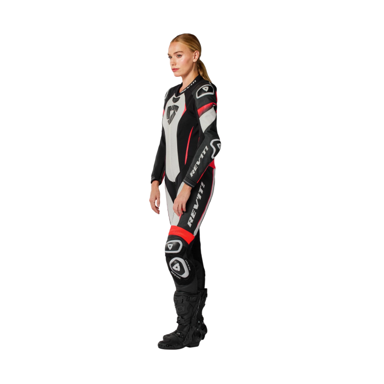 TUTE XENA 4 LADIES BIANCO NEON ROSSO | REV'IT
