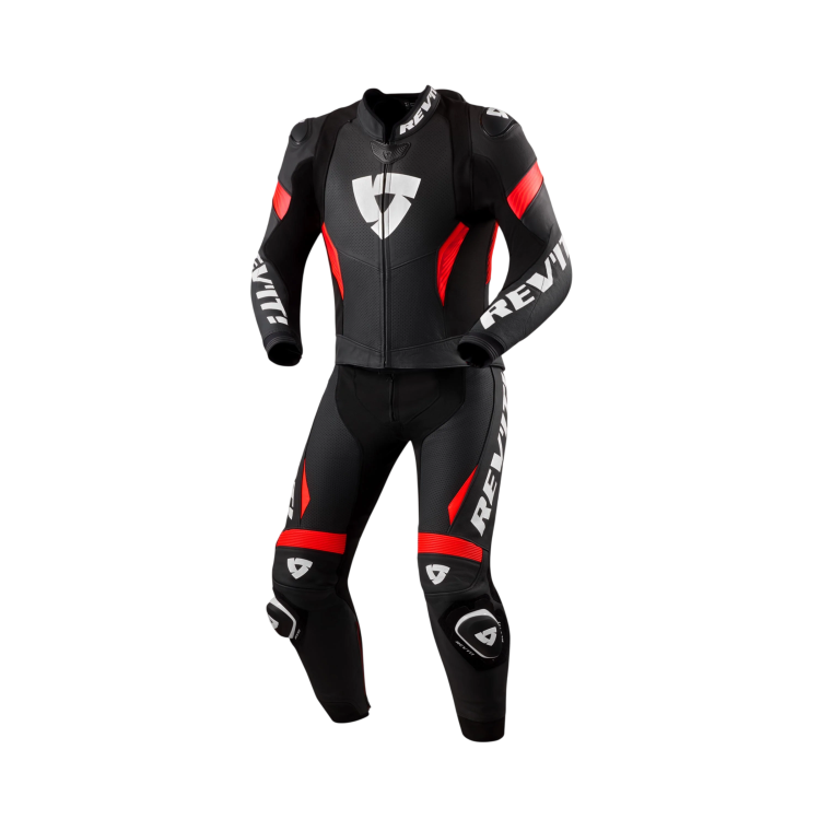 TUTE ARGON 3 DIVISA NERO NEON ROSSO | REV'IT