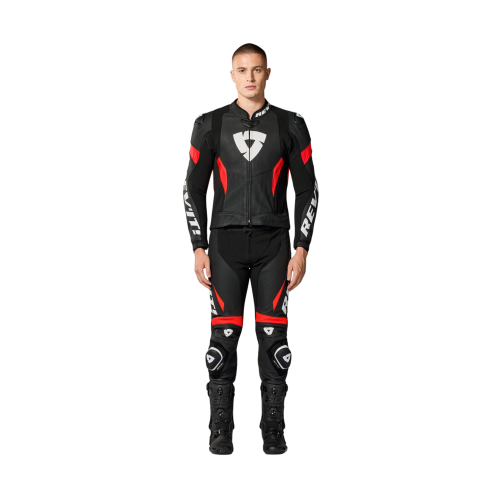 TUTE ARGON 3 DIVISA NERO NEON ROSSO | REV'IT