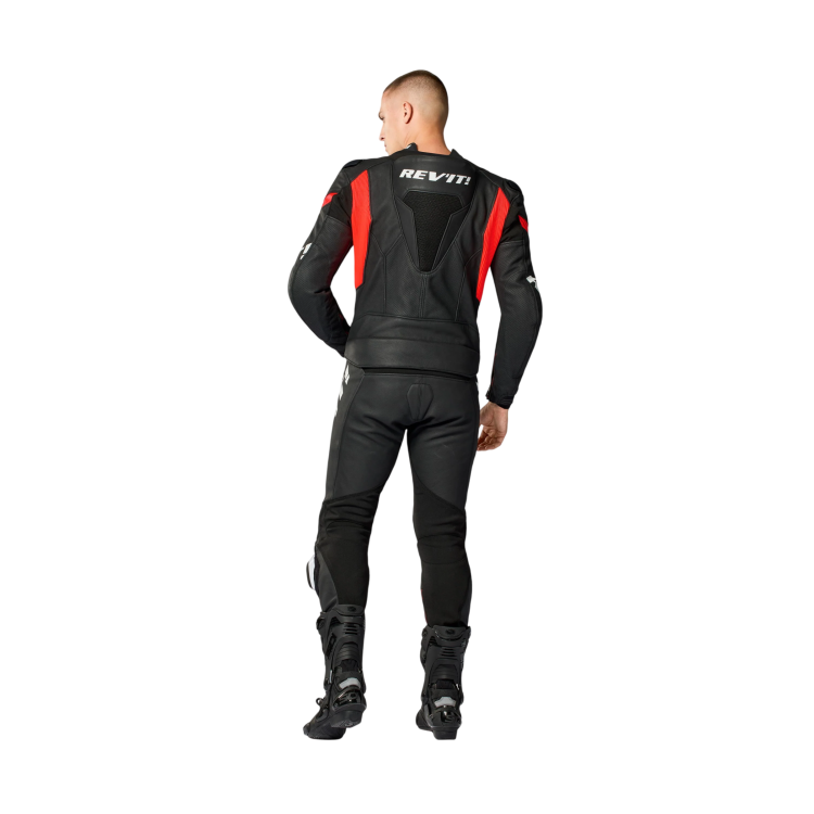 TUTE ARGON 3 DIVISA NERO NEON ROSSO | REV'IT