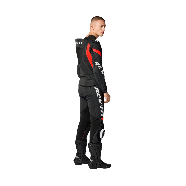 TUTE ARGON 3 DIVISA NERO NEON ROSSO | REV'IT