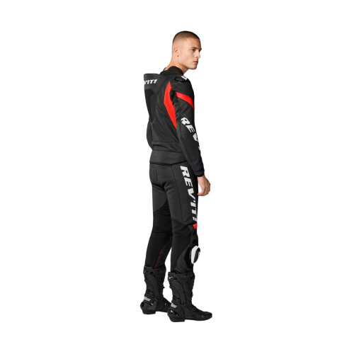 TUTE ARGON 3 DIVISA NERO NEON ROSSO | REV'IT