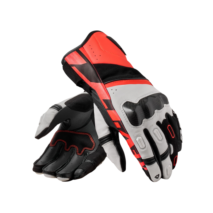 GUANTI RSR 5 BIANCO NEON ROSSO | REV'IT