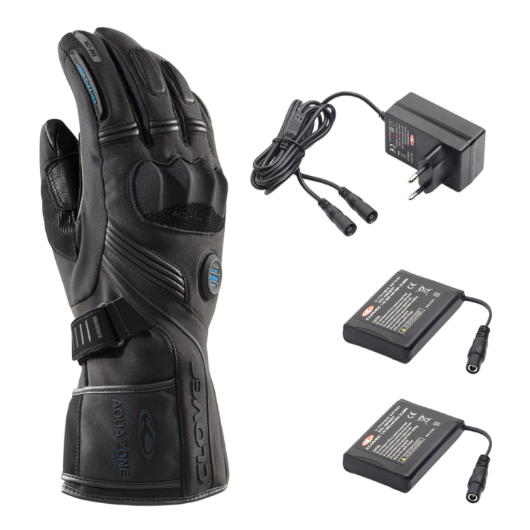 GUANTI POLAR-2 WP KIT RISCALDATI | NERO/NERO | CLOVER