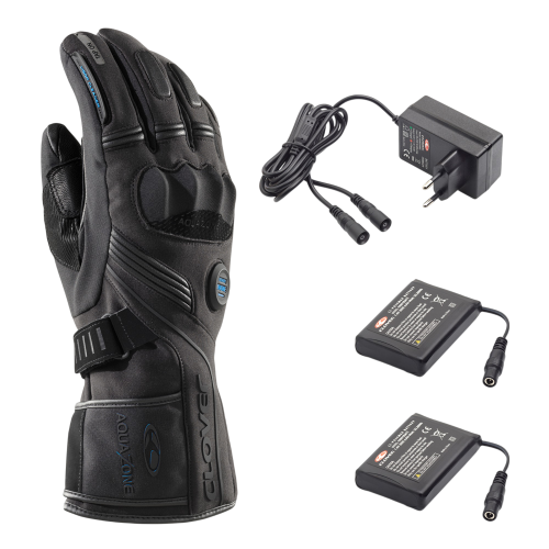 GUANTI POLAR-2 WP KIT RISCALDATI | NERO/NERO | CLOVER