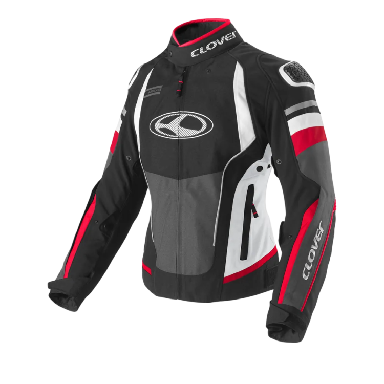 GIACCA AIRBLADE-5 LADY | BIANCO/ROSSO | CLOVER