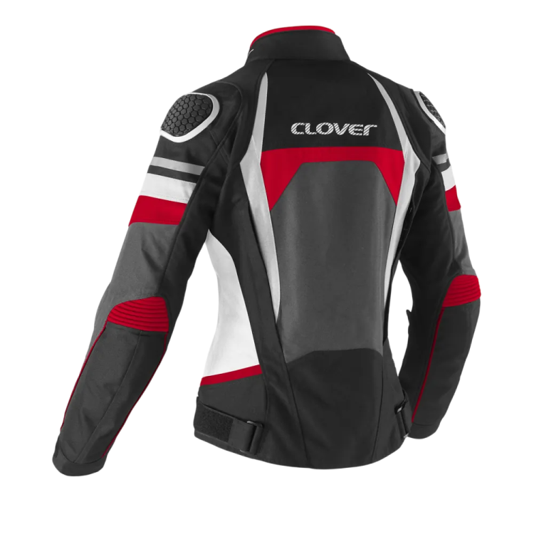 GIACCA AIRBLADE-5 LADY | BIANCO/ROSSO | CLOVER