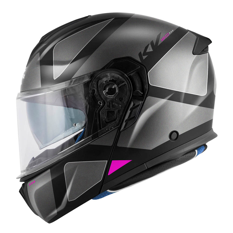 CASCO MODULARE KAPPA KV50F GALAXY TITANIO LUCIDO / ROSA | KAPPA