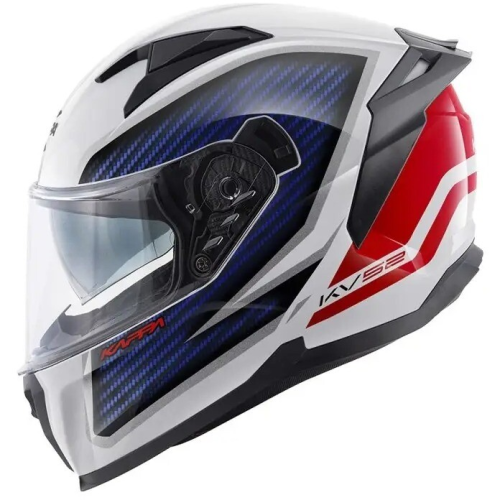 CASCO INTEGRALE KAPPA KV52 KRONOS BIANCO LUCIDO / BLU / ROSSO | KAPPA