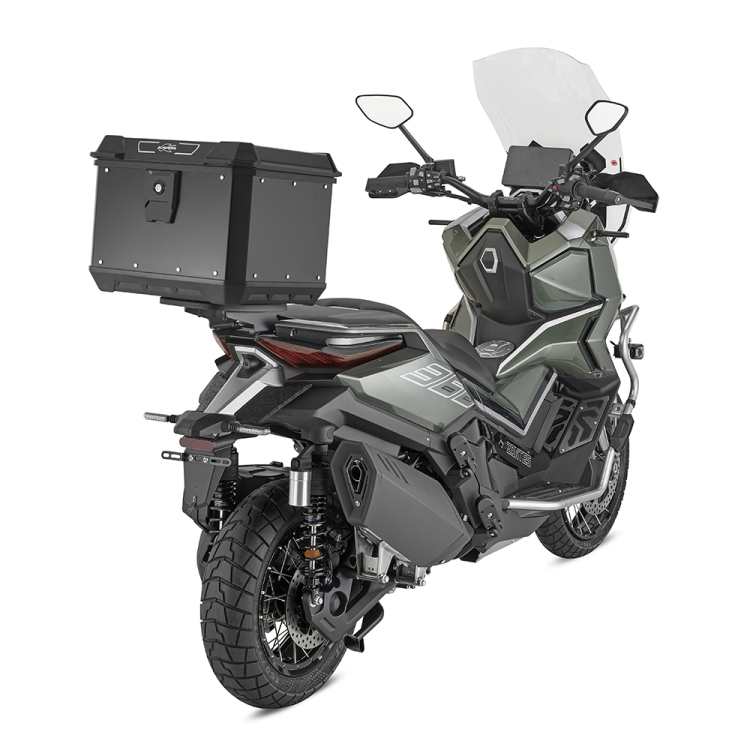 BAULETTO MONOLOCK 50LT ALLUMINIO NERO | KMX500B | KAPPA