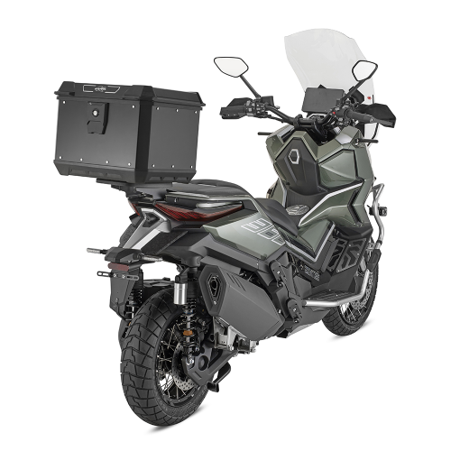 BAULETTO MONOLOCK 50LT ALLUMINIO NERO | KMX500B | KAPPA