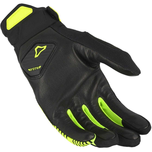 GUANTI MOTO OBTAIN PELLE GIALLO FLUORESCENTE | MACNA