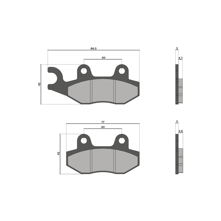 6215190BB BRAKE PADS | MALOSSI
