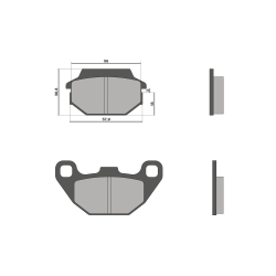 6215858BB BRAKE PADS | MALOSSI